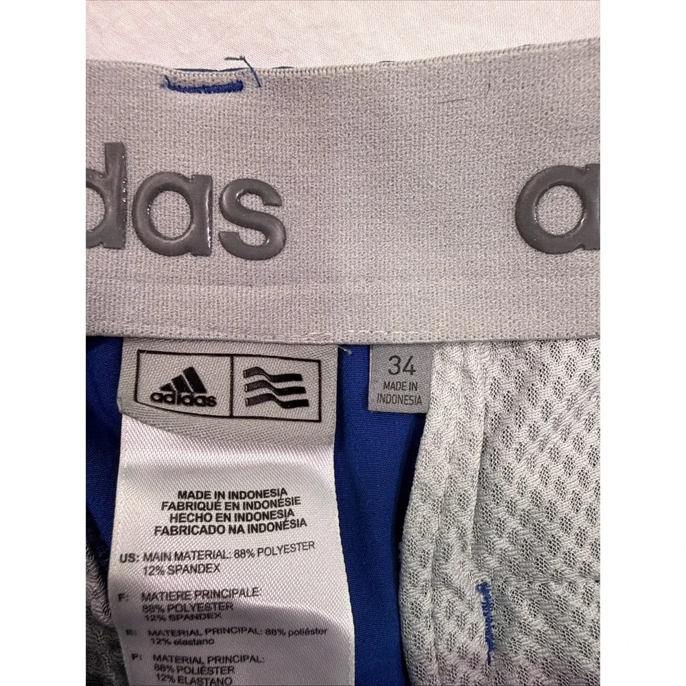 Adidas Golf Shorts Mens 34  Blue  Performance